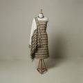 Pochampally Ikat Weave 3pc Cotton Unstitched Dress Material Suit Set 11