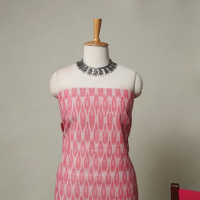 Pochampally Ikat Weave 3pc Cotton Unstitched Dress Material Suit Set 13