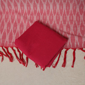 Pochampally Ikat Weave 3pc Cotton Unstitched Dress Material Suit Set 13