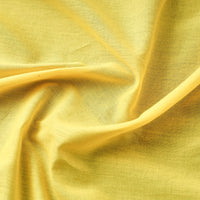 Yellow - Prewashed Plain Dyed Mul Cotton Fabric