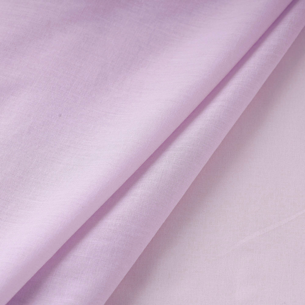 Purple - Prewashed Plain Dyed Mul Cotton Fabric