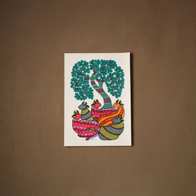 Multicolor - original folk art gond painting by choti tekam