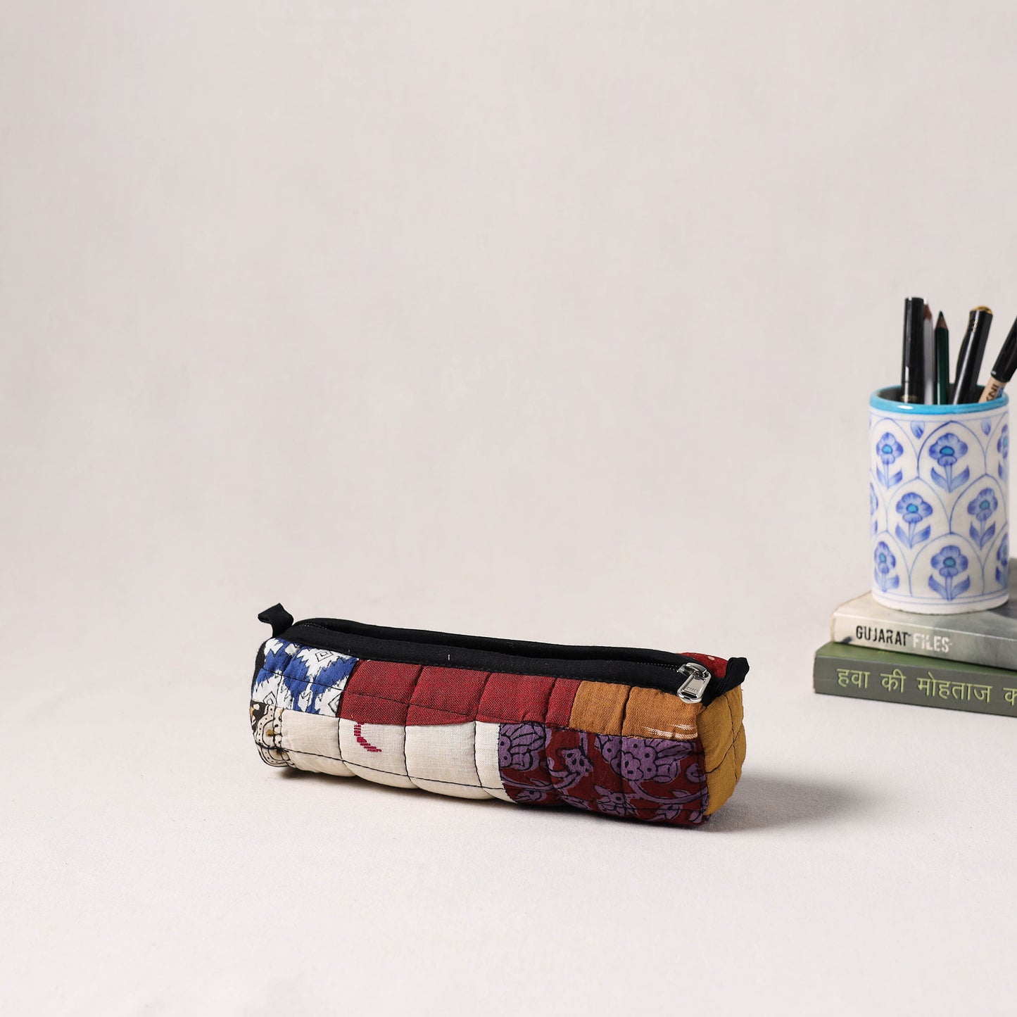 Handmade Quilted Pencil Pouch 07