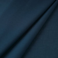 Blue - Prewashed Plain Dyed Mul Cotton Fabric