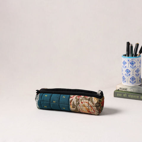 Multicolor - Handmade Quilted Pencil Pouch 19