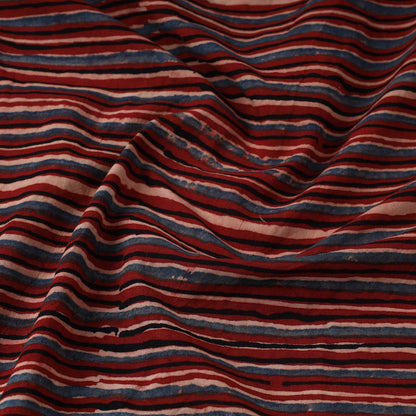 Ajrakh Block Printed Cotton Precut Fabric (3 meter) 91