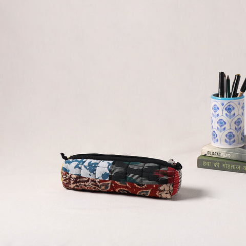 Multicolor - Handmade Quilted Pencil Pouch 23