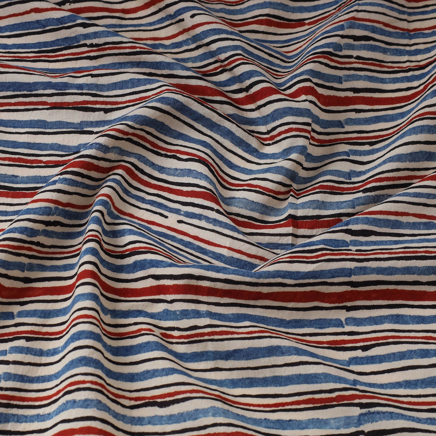 Ajrakh Block Printed Cotton Precut Fabric (2.5 meter) 93