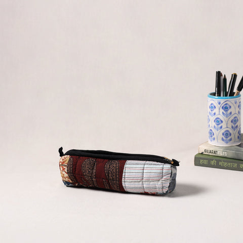 Multicolor - Handmade Quilted Pencil Pouch 32