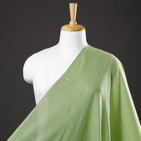 Green - Prewashed Plain Dyed Mul Cotton Fabric