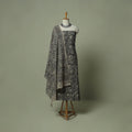 Pedana Kalamkari Hand Block Print Natural Dyed Cotton 3pc Unstitched Dress Material Suit Set 22