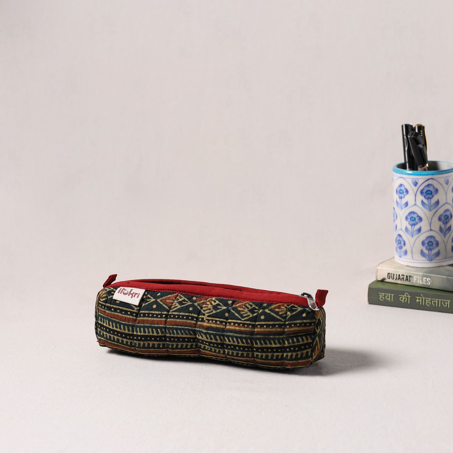 Handcrafted Quilted Pencil Pouch 03