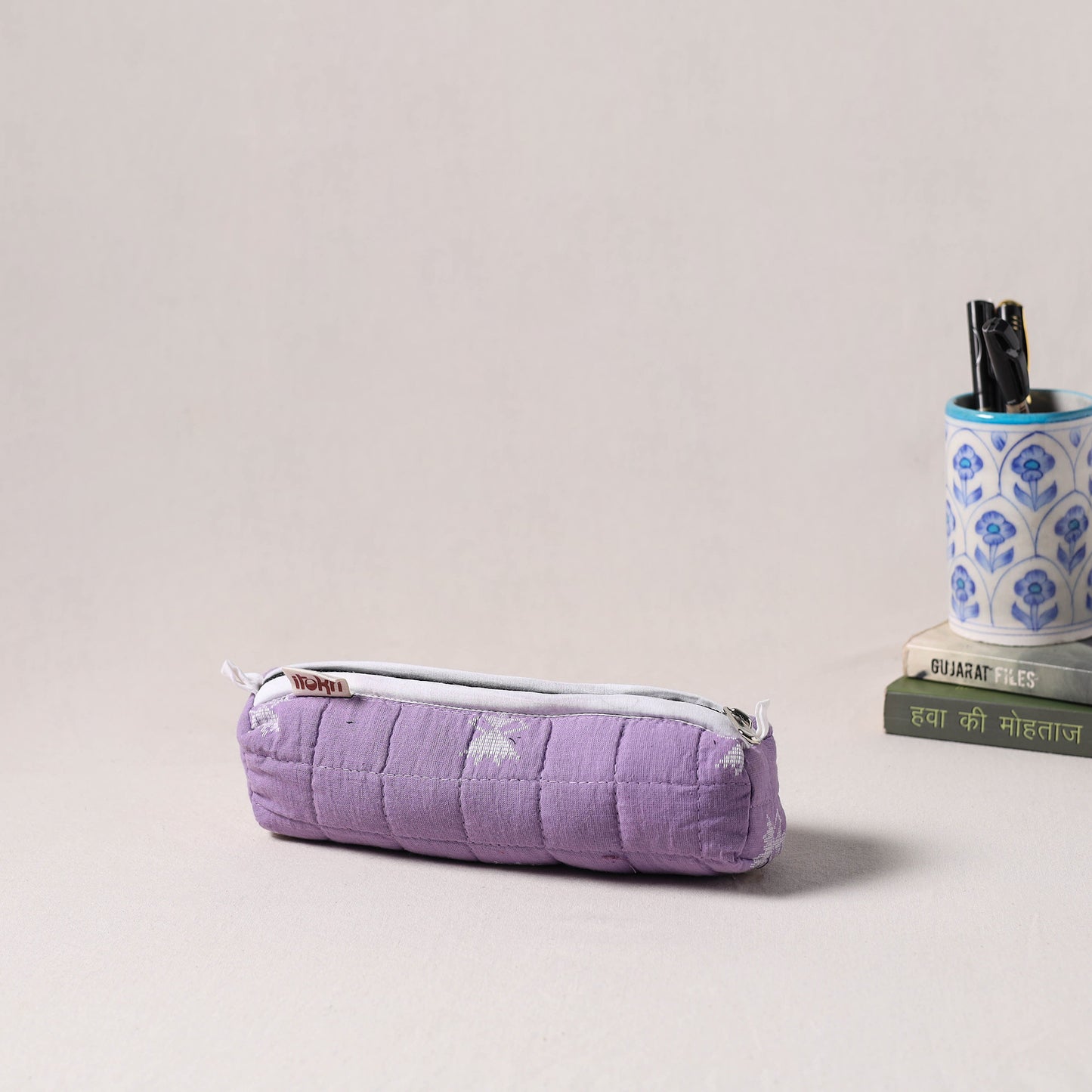 Handcrafted Quilted Pencil Pouch 06