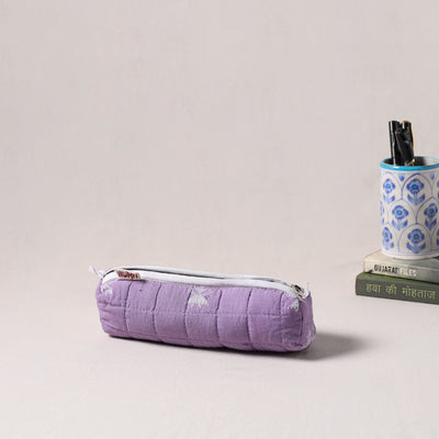 Handcrafted Quilted Pencil Pouch 06