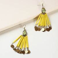 paper mache earrings