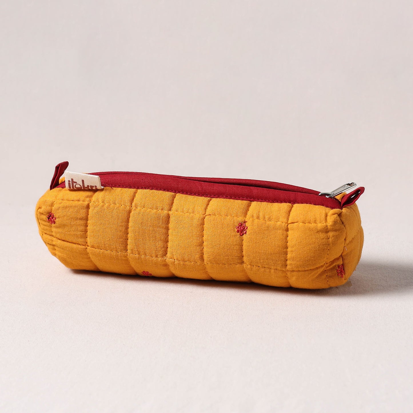 Handcrafted Quilted Pencil Pouch 09
