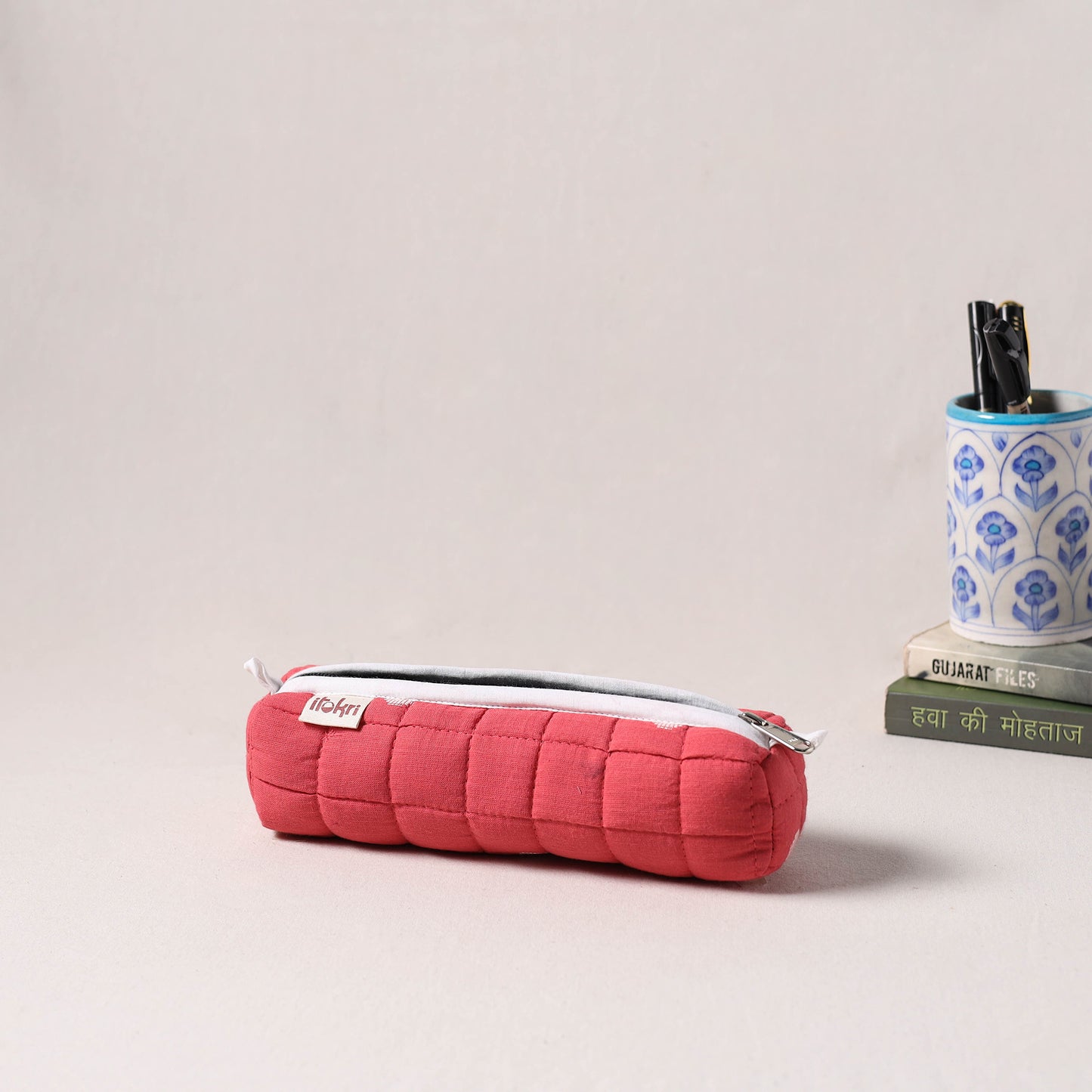 Handcrafted Quilted Pencil Pouch 12