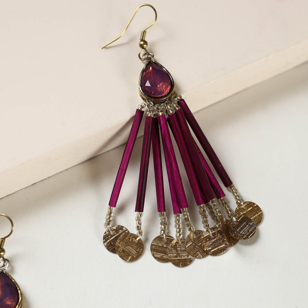 paper mache earrings