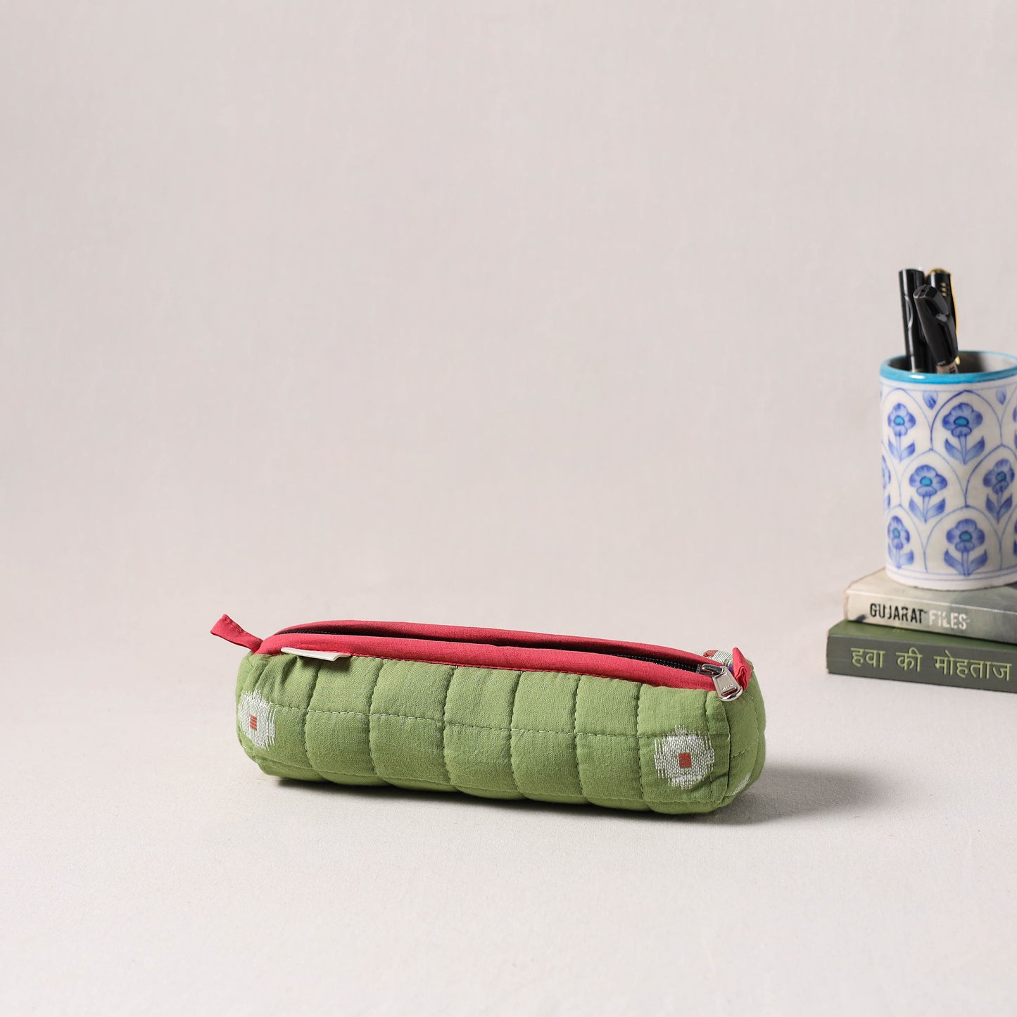 Handcrafted Quilted Pencil Pouch 15