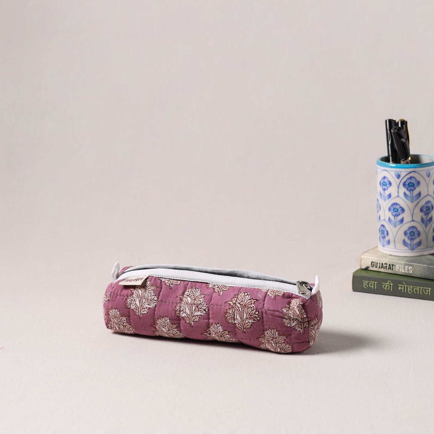 Handcrafted Quilted Pencil Pouch 19