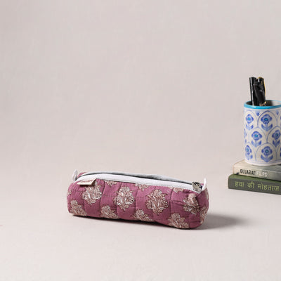 Handcrafted Quilted Pencil Pouch 19