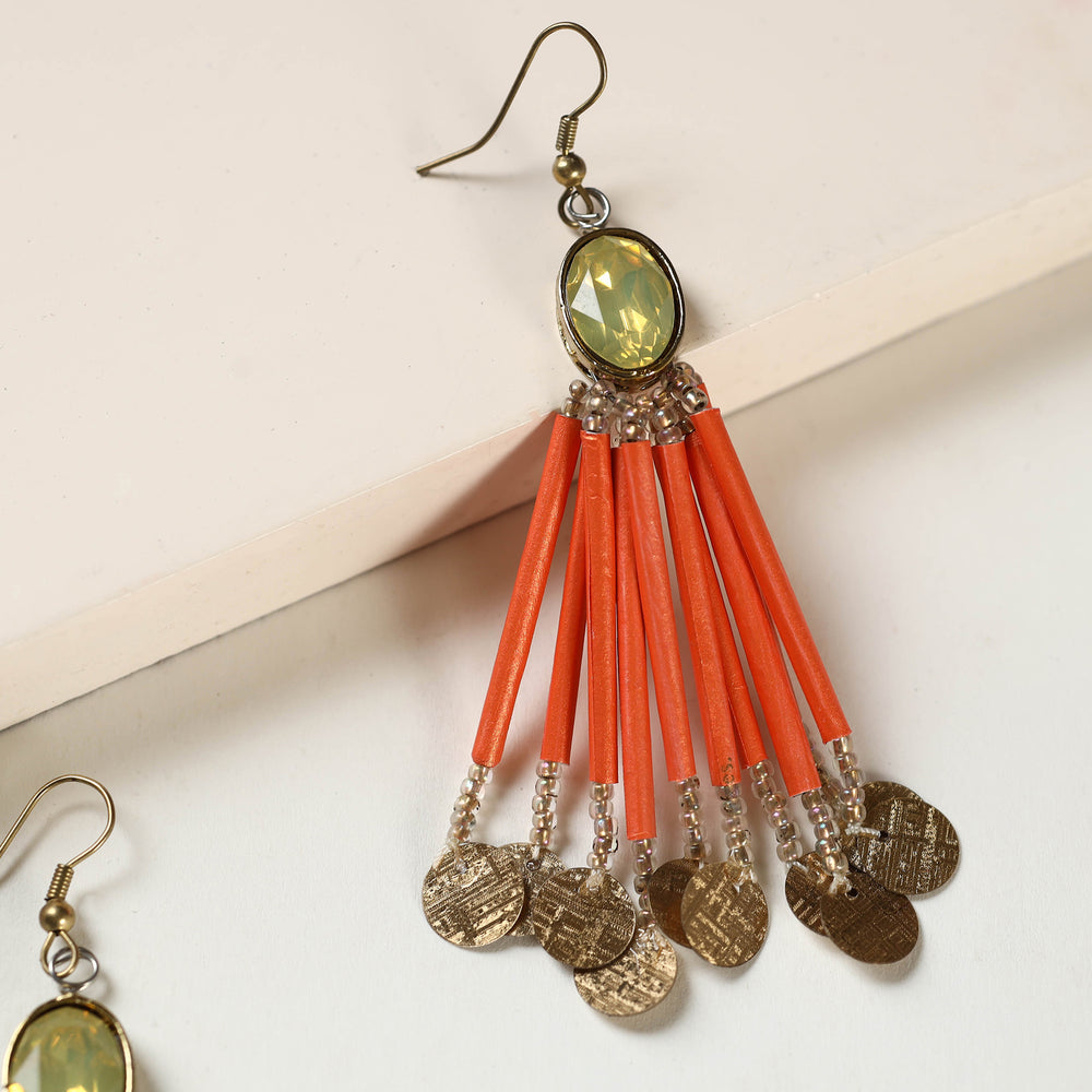 paper mache earrings