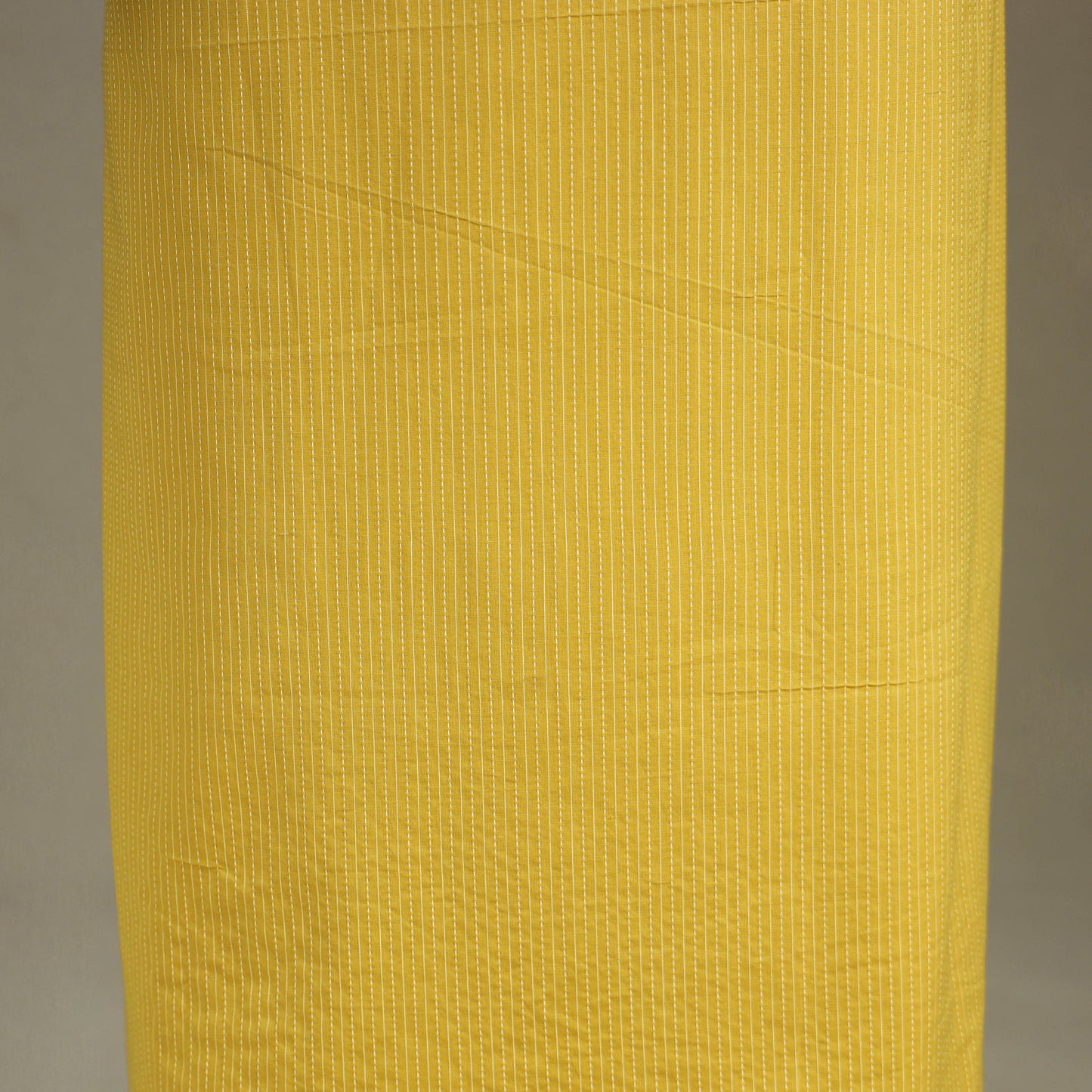Yellow Unstitched Plain Cotton Kurta Material