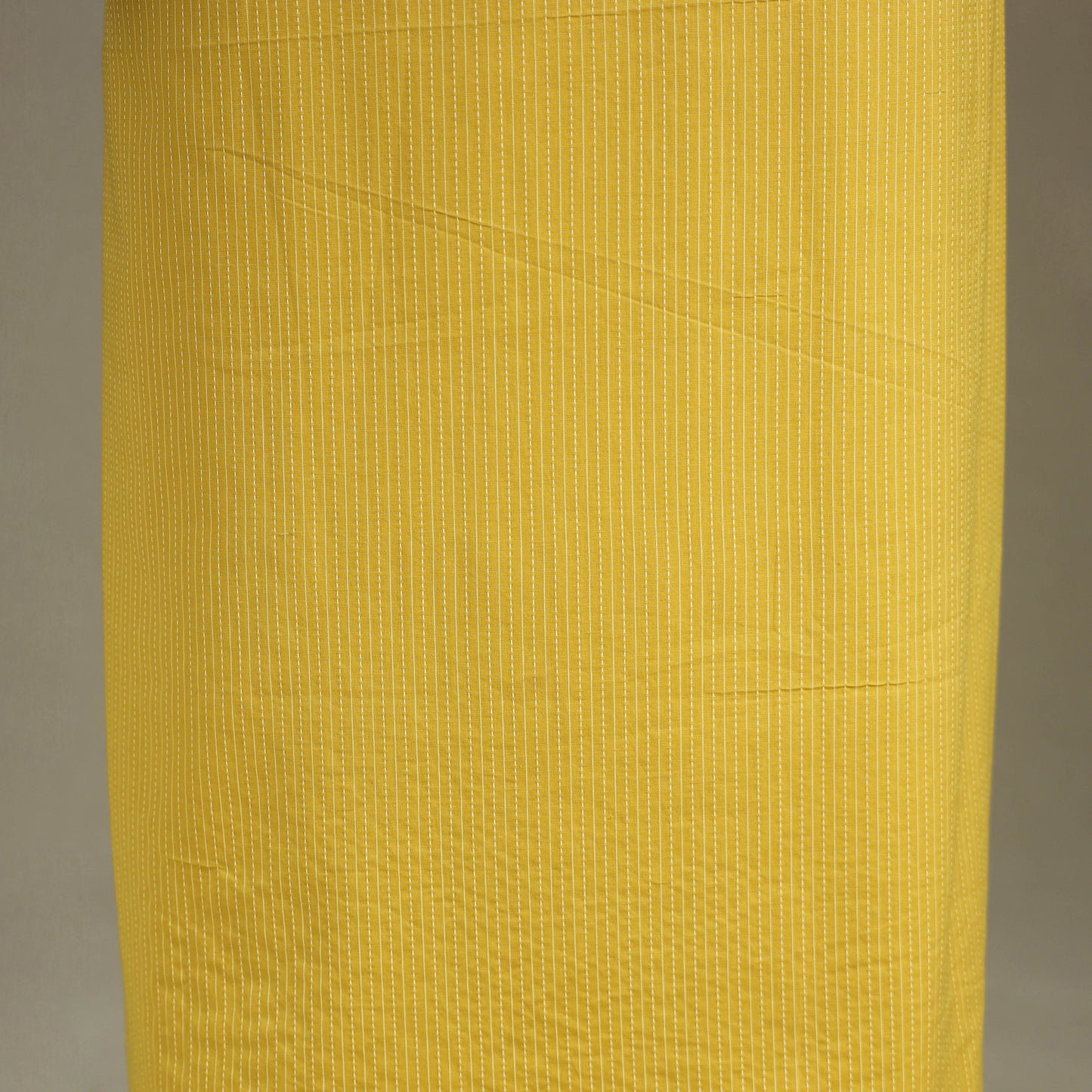 Yellow Unstitched Plain Cotton Kurta Material