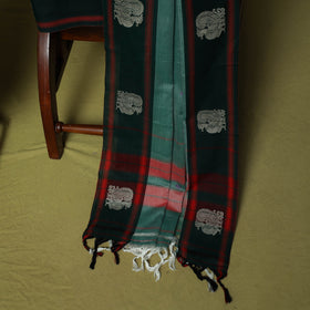 Dharwad Woven Cotton 3pc Unstitched Dress Material Suit Set with Border 06