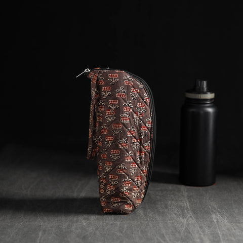 Brown - Handmade 1L Water Bottle Cover 18