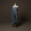 Grey - Kutch Tie-Dye Cotton Satin 3pc Unstitched Bandhani Dress Material Suit Set 40