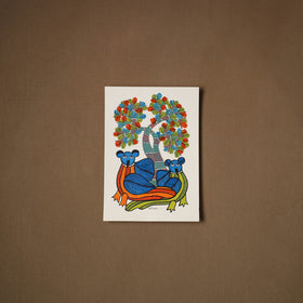 Multicolor - original folk art gond painting by choti tekam