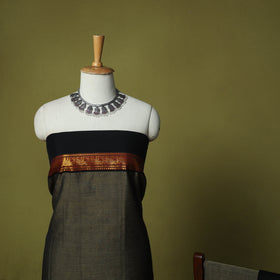 Dharwad Cotton 3pc Unstitched Dress Material Suit Set with Woven Zari Border 20