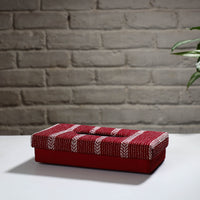 Handcrafted Bengal Kantha Work Tissue Box 43