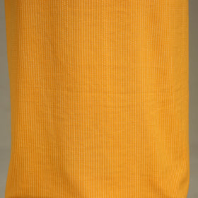 Yellow Unstitched Plain Cotton Kurta Material
