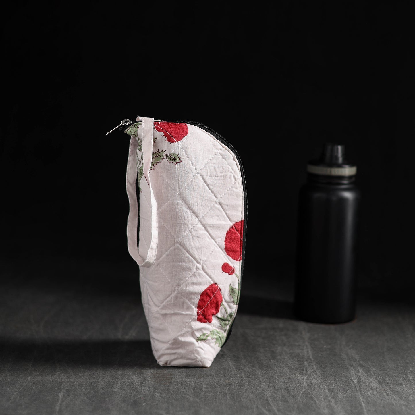 Handmade 1L Water Bottle Cover with Zipper 01