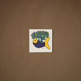 Multicolor - original folk art gond painting by choti tekam