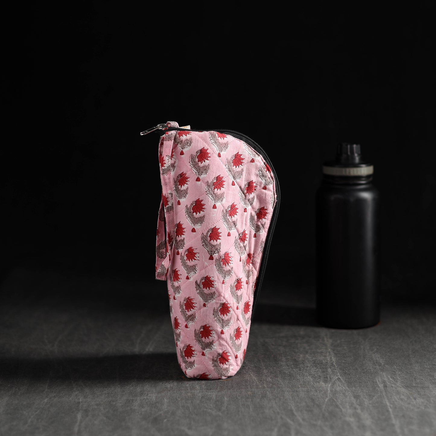 Handmade 1L Water Bottle Cover with Zipper 07