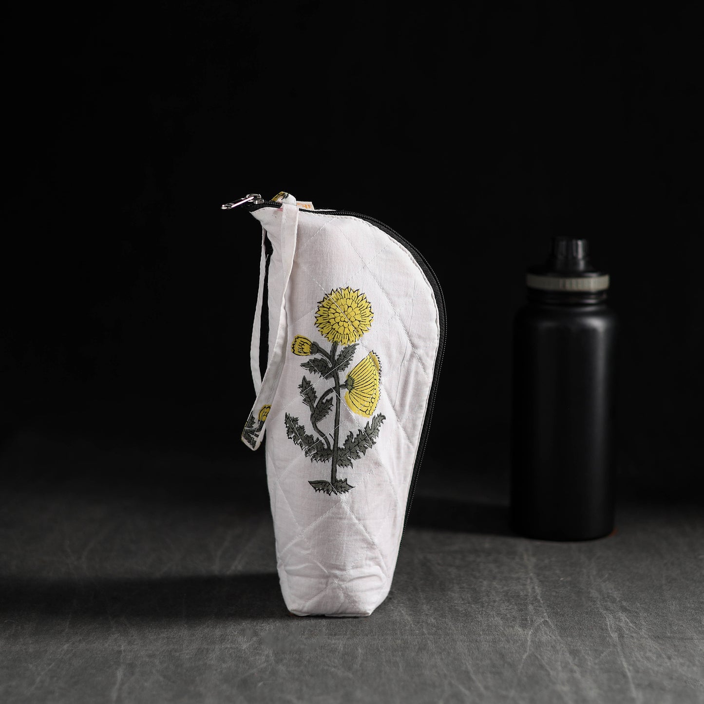 Handmade 1L Water Bottle Cover with Zipper 08