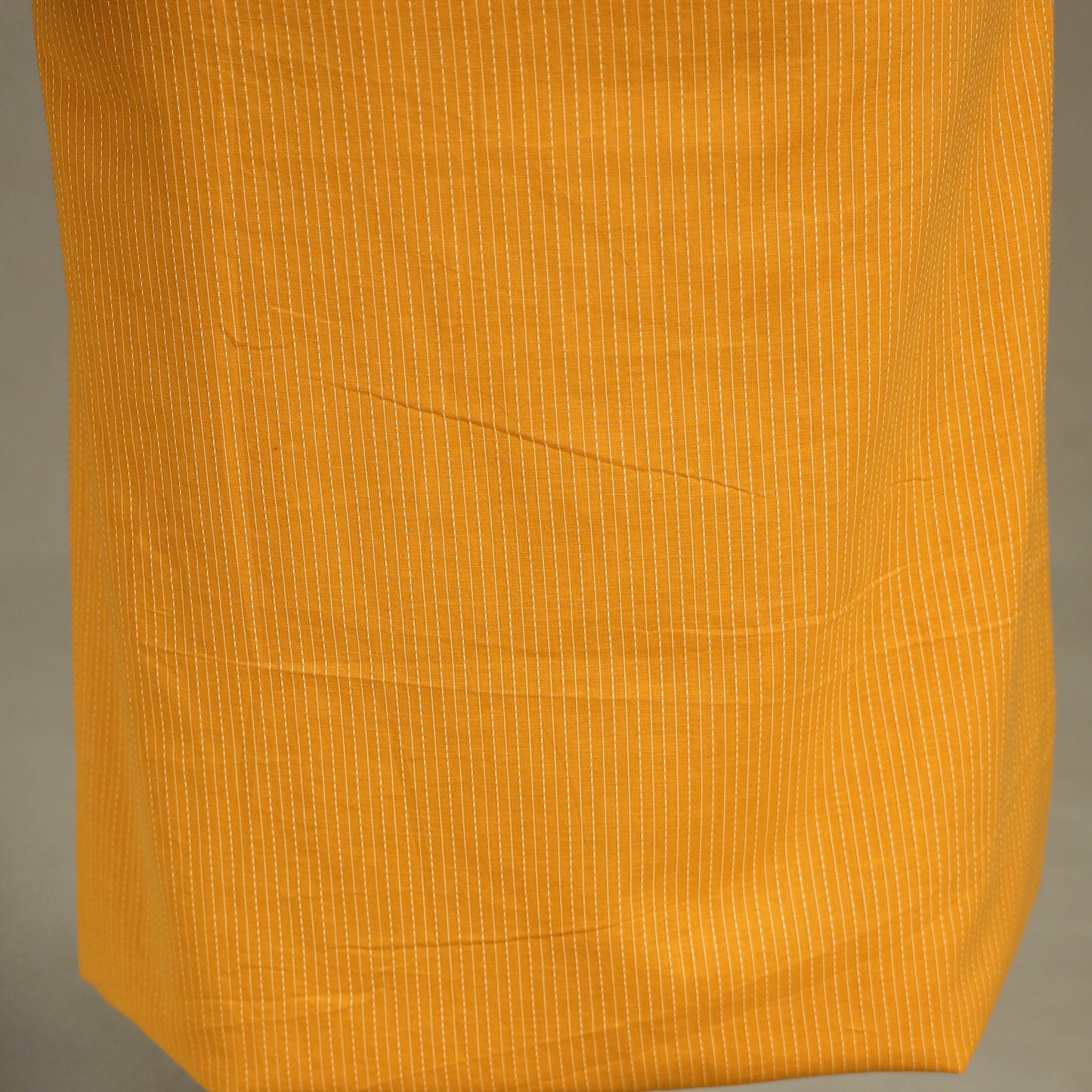 Yellow Unstitched Plain Cotton Kurta Material
