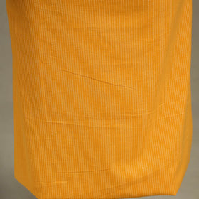 Yellow Unstitched Plain Cotton Kurta Material