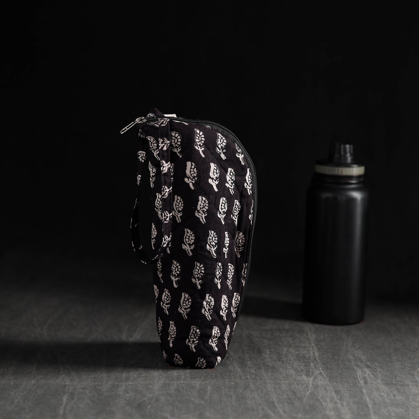 Handmade 1L Water Bottle Cover with Zipper 09