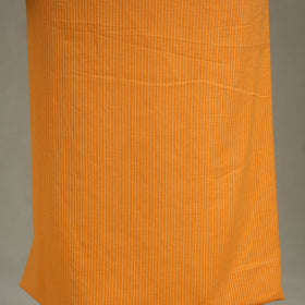 Yellow Unstitched Plain Cotton Kurta Material