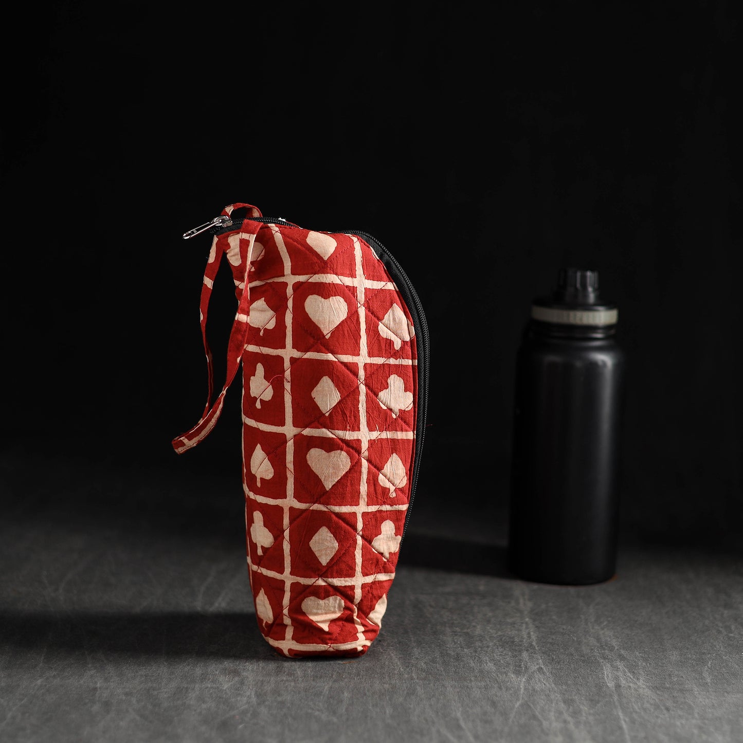 Handmade 1L Water Bottle Cover with Zipper 35