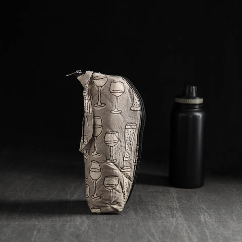 Handmade 1L Water Bottle Cover with Zipper 37
