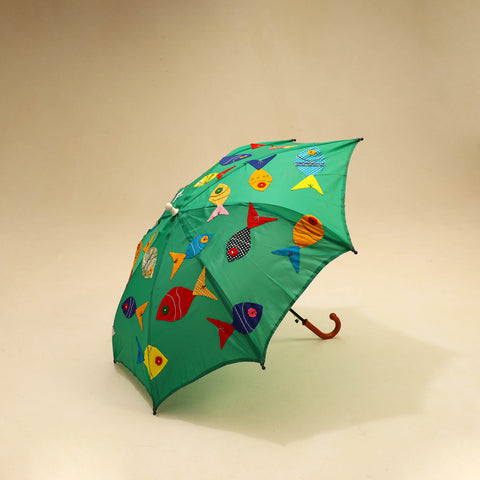 Pipli Applique Work Umbrella from Orissa 03