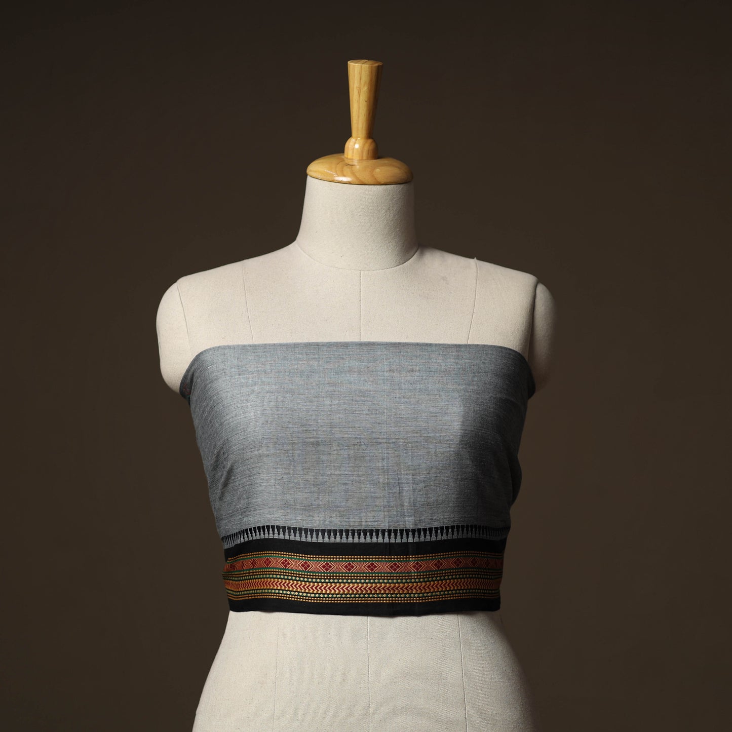 Dharwad Weave Cotton Blouse Piece 13