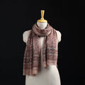 Merino Wool Stole in Pedana Kalamkari Block Prints 02