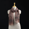 Merino Wool Stole in Pedana Kalamkari Block Prints 08