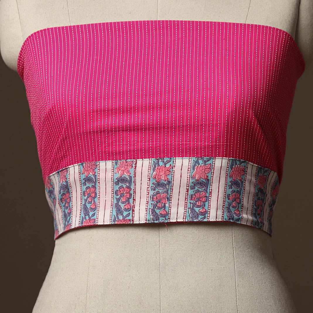Running Stitch Plain Cotton Blouse Piece 32